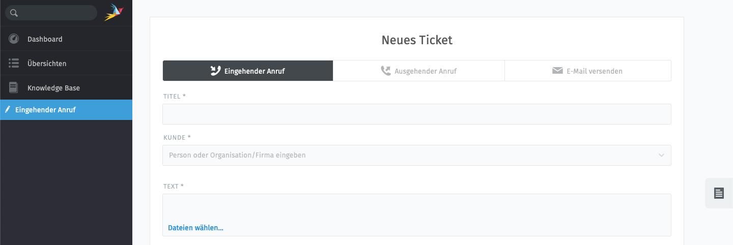 In eigener Sache: Neues Ticketsystem